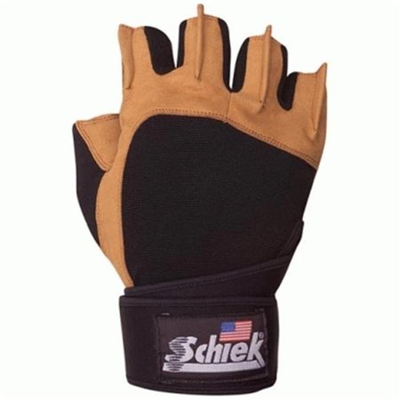 SCHIEKS SPORTS Schiek Sport 425-XS Power Gel Lifting Glove with Wrist Wraps  XS 425-XS